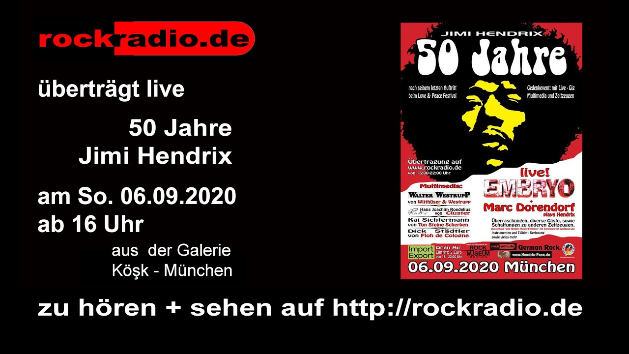 50 Jahre Jimi Hendrix - u.a. mit Embryo