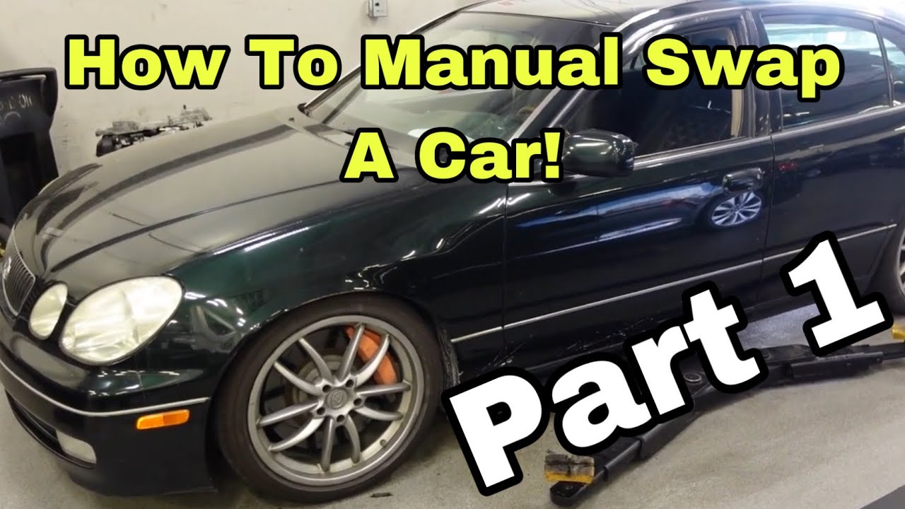 GS300 Manual Swap With BMW ZF Transmission Using Collins Adapter Kit Part 1