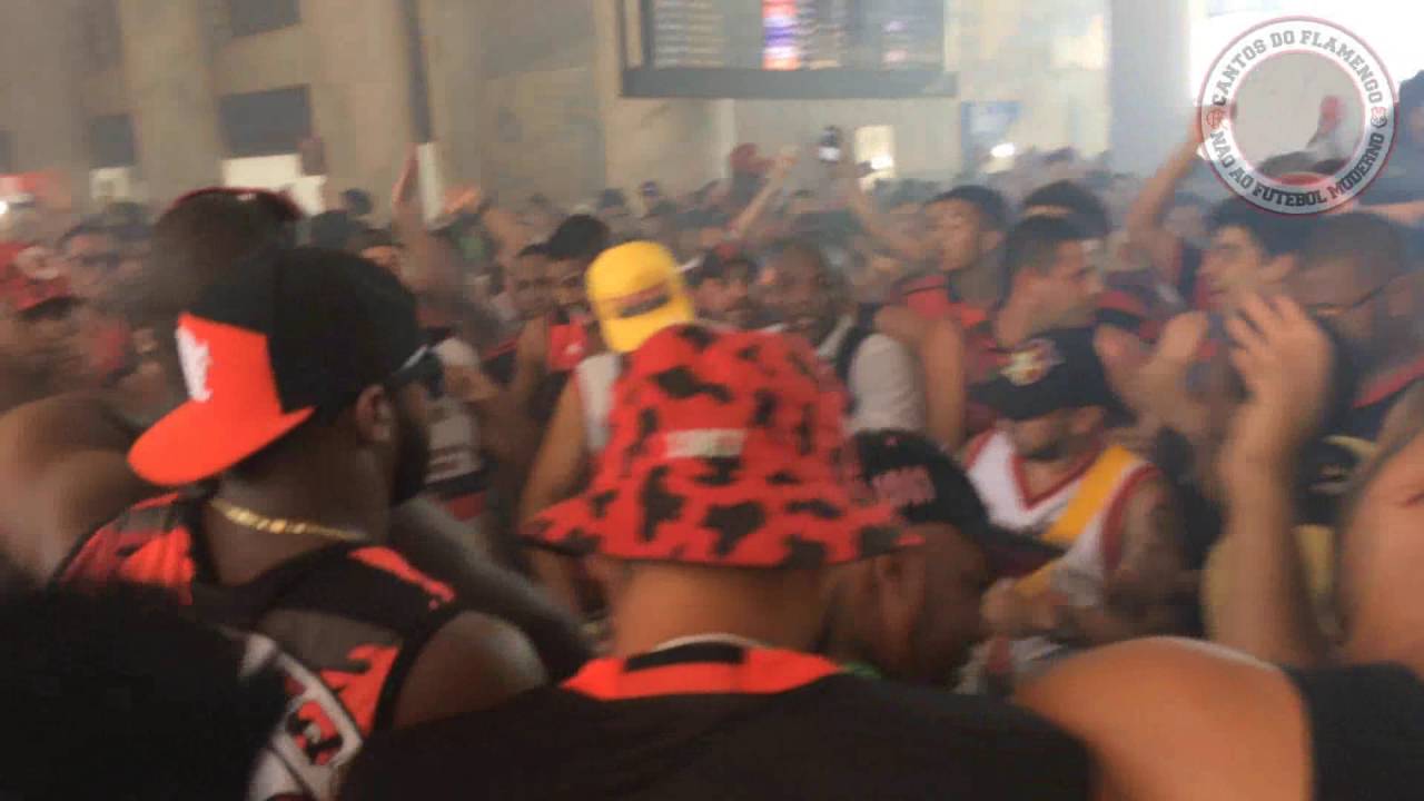 Festa da torcida do Flamengo no Santos Dumont - 13/09/16