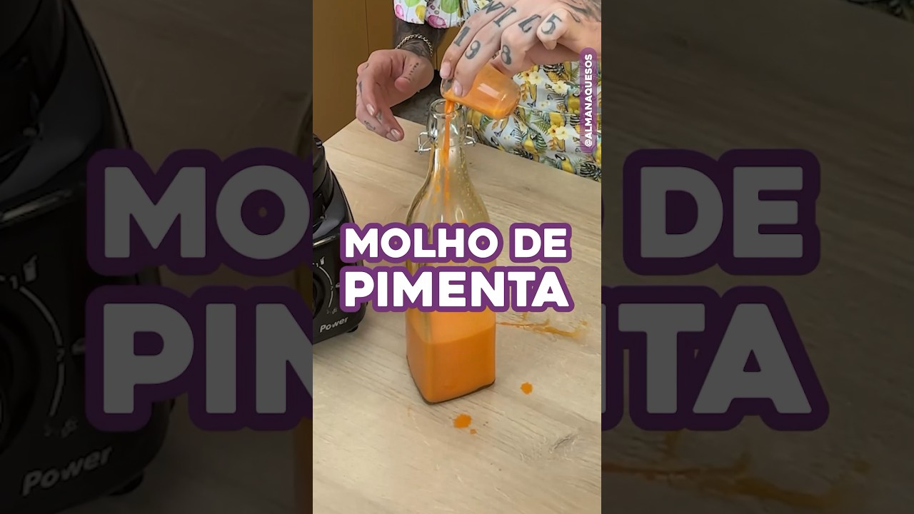 Molho de Pimenta Caseiro (Tabasco)