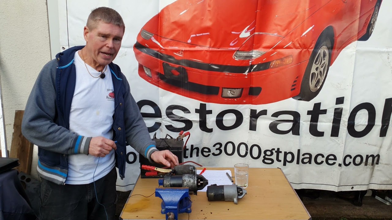 Mitsubishi 3000gt / GTO Starter Motor Rebuild