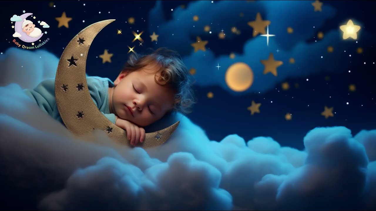 Peaceful Baby Sleep Music 4 Hours 🌙 Gentle Lullaby for Bedtime 🎵