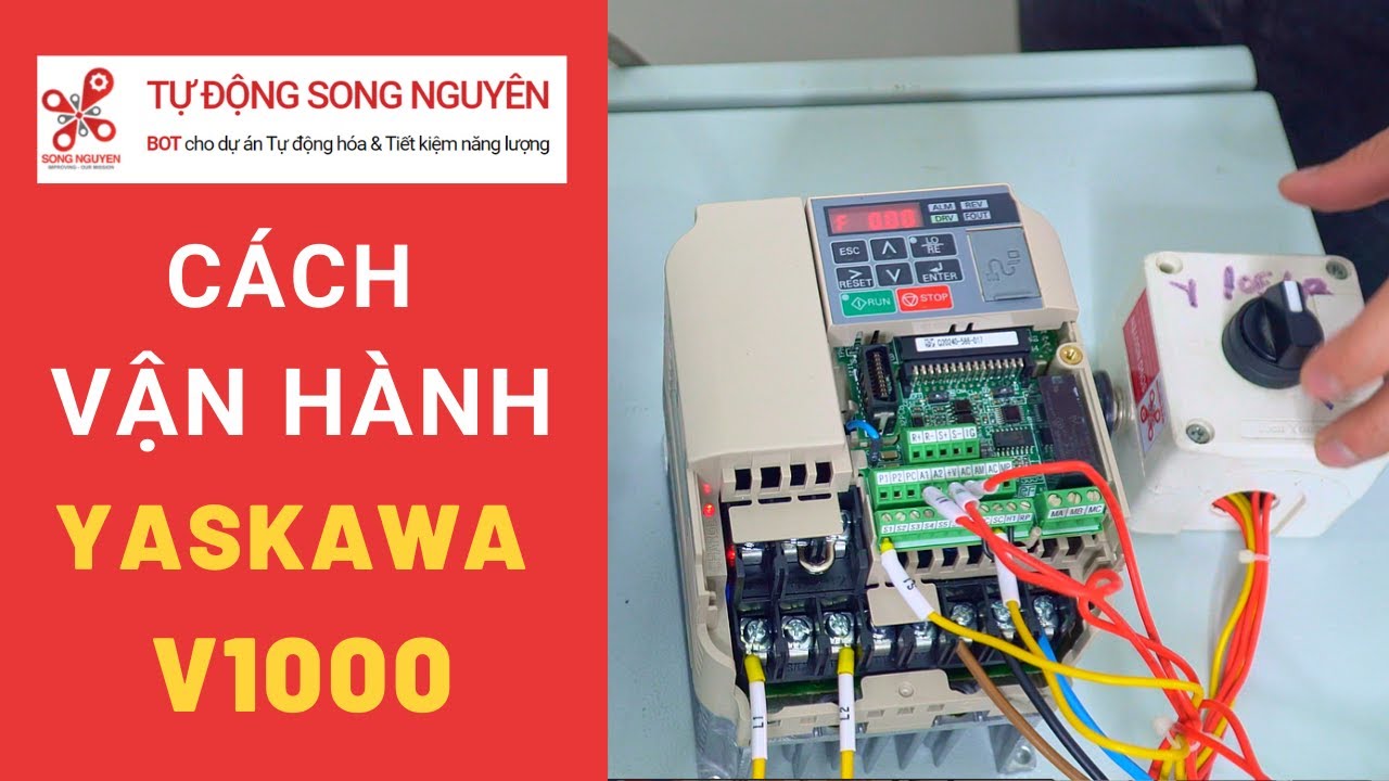 YASKAWA V1000 | Đấu nối và cài đặt cơ bản biến tần V 1000 Yaskawa |  Mr Sang Biến Tần
