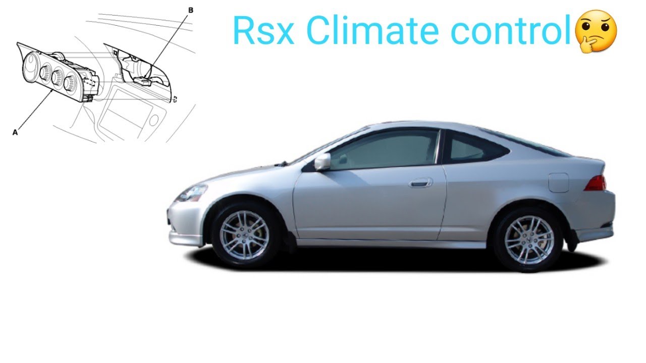 How to remove Acura RSX Climate Control and How to fix a broken light on it!