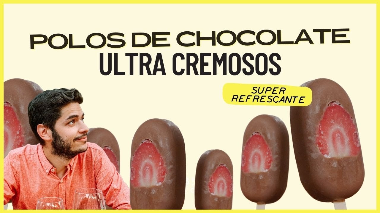 Cómo hacer POLOS DE CHOCOLATE cremosos | 🔥 Con toque SECRETO 🔥