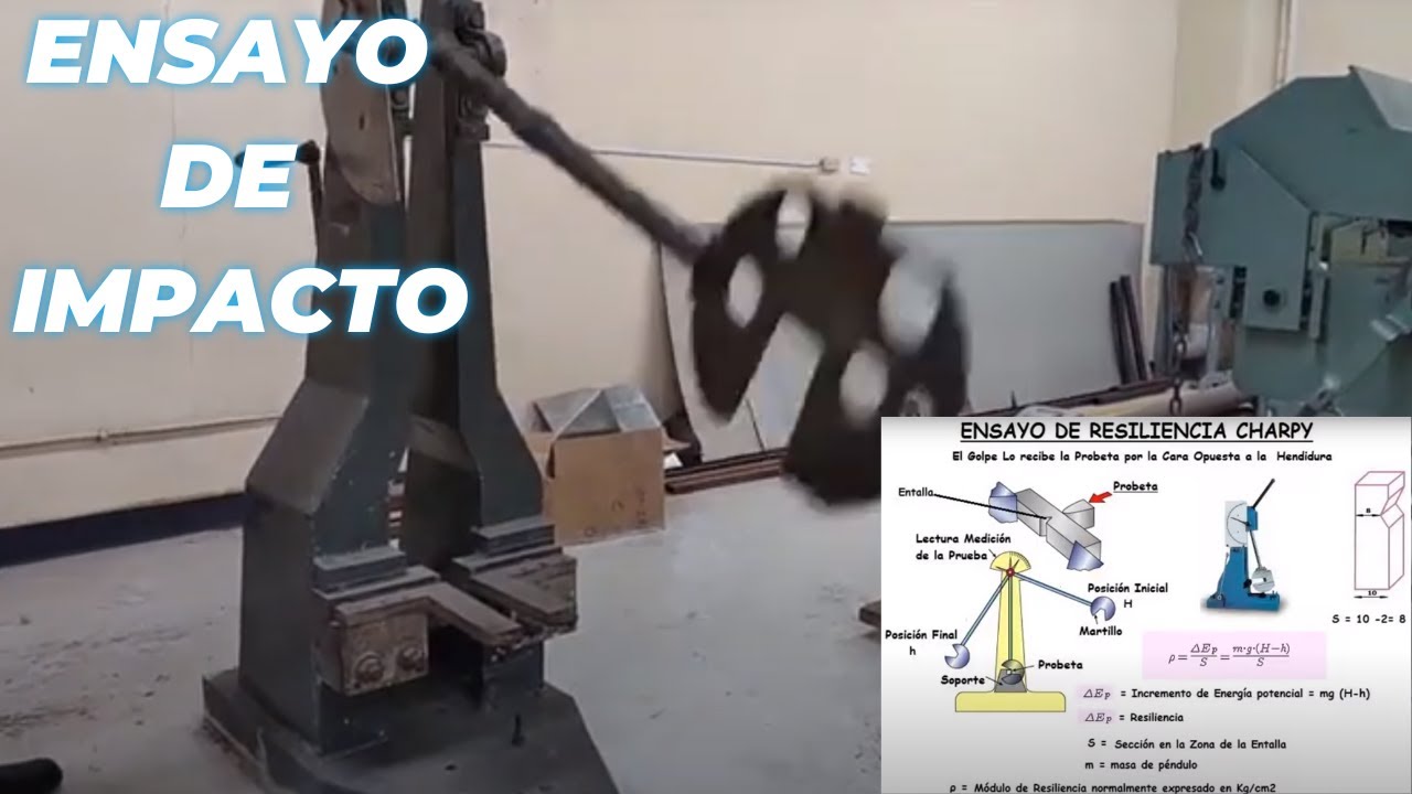 ENSAYO de IMPACTO CHARPY: Mide la TENACIDAD de Materiales