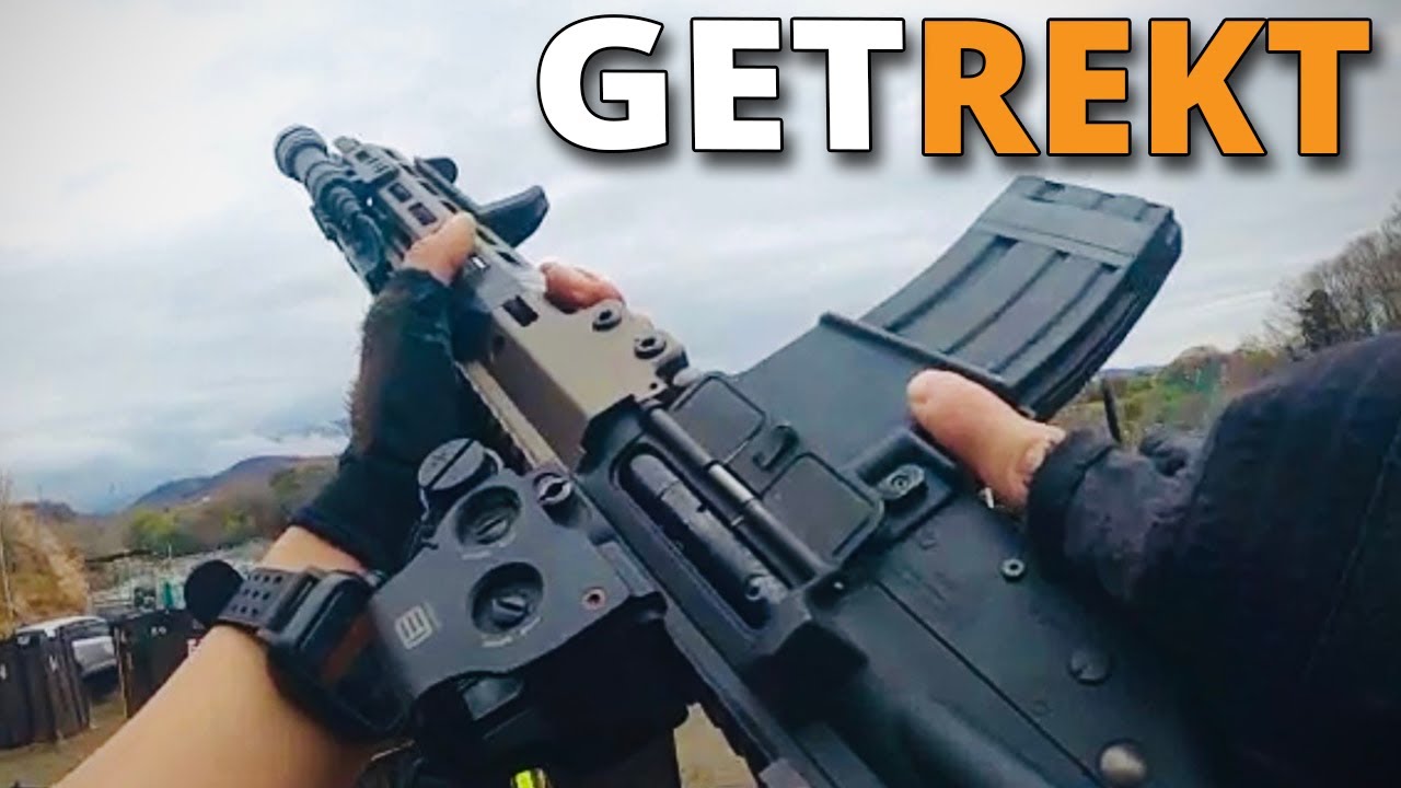I showed NO MERCY in this Airsoft M4 Gameplay! [TM URG-I]