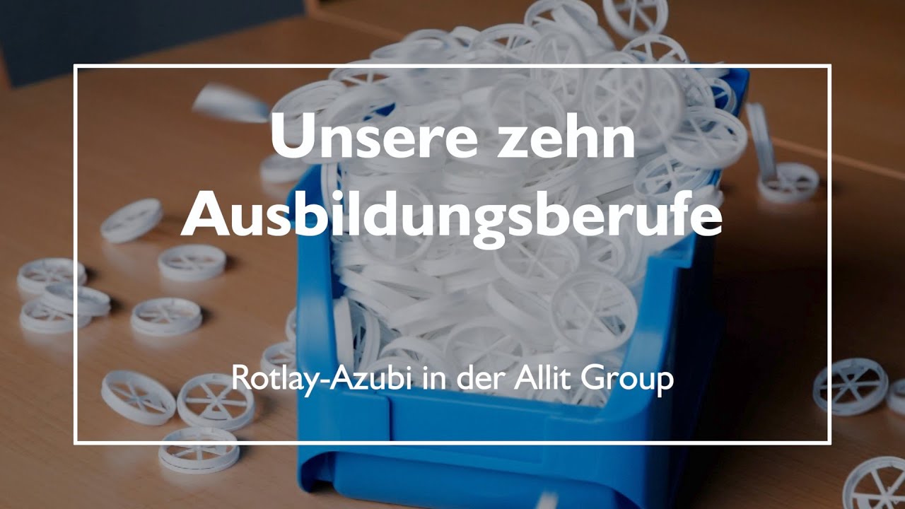 Unsere zehn Ausbildungsberufe – Rotlay-Azubi in der Allit Group