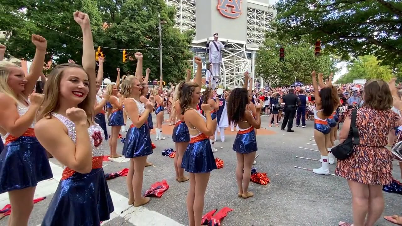 2024 AUMB, Auburn vs Arkansas., Spirit March, 09/21/2024