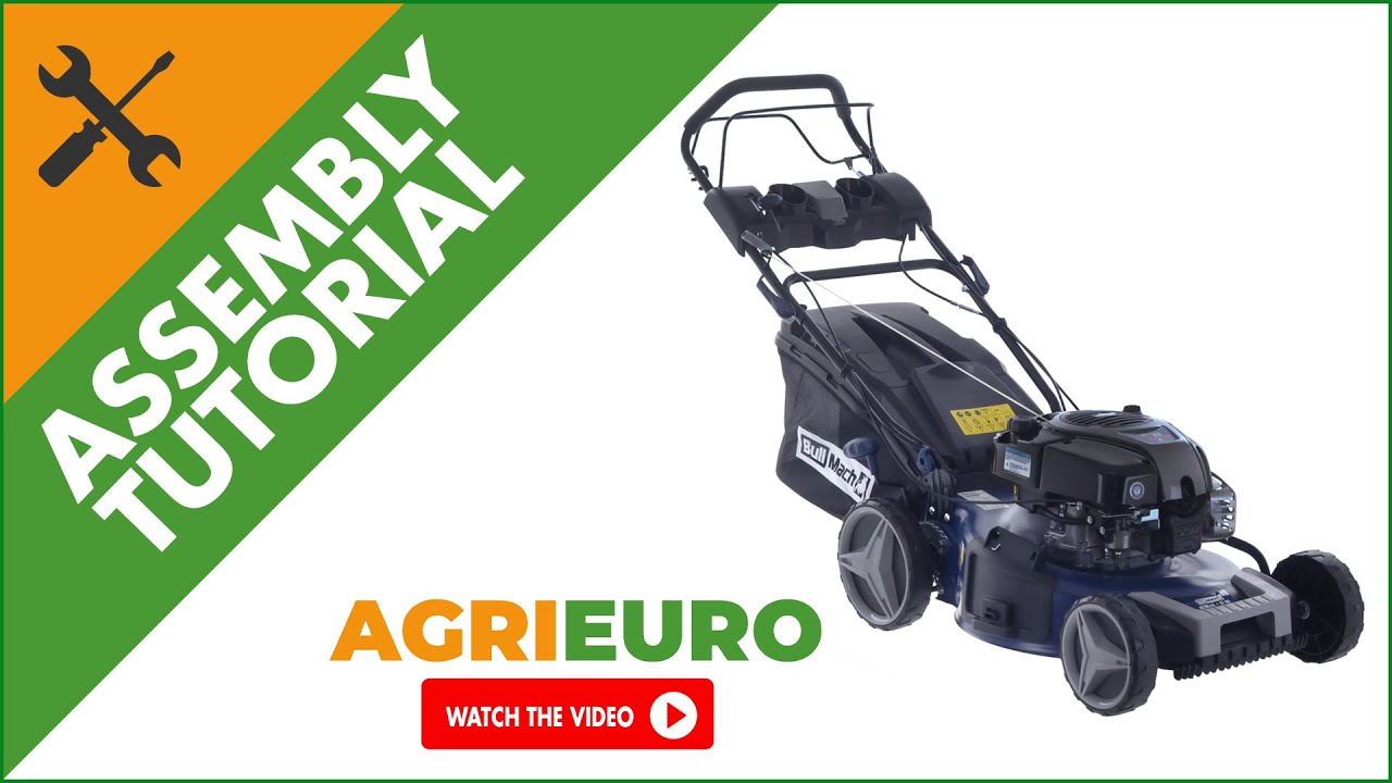 BullMach ACHILLE 51 BS Self-propelled Lawn Mower - 4 in 1 - B&S750EX - Assembly tutorial