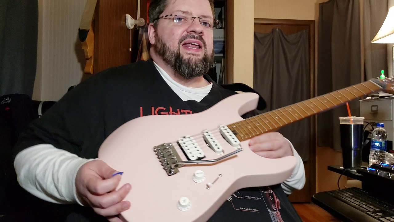 Charvel PRO-MOD DK24 HSS 2PT CM, Shell Pink Demo