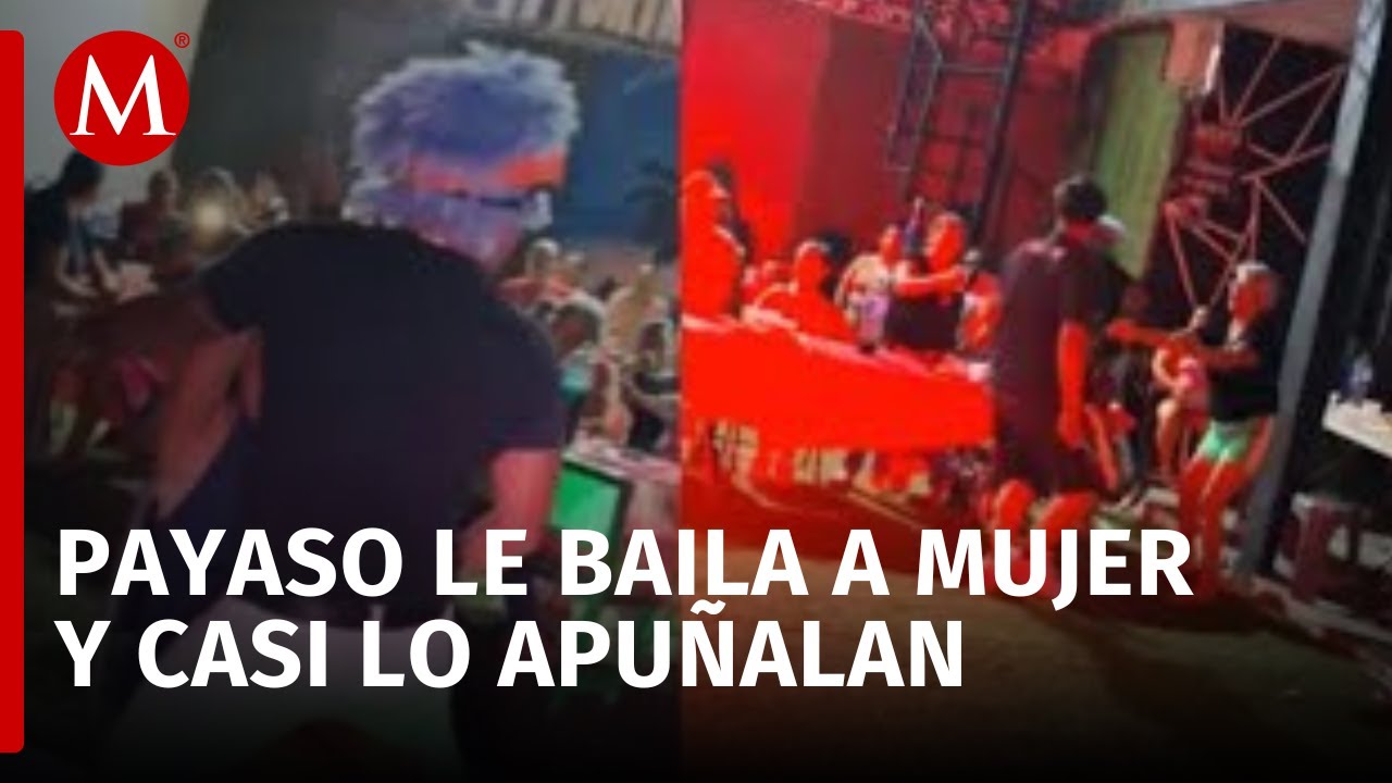 Hombre intenta acuchillar a PAYASO tras bailarle a mujer durante show en Nuevo León