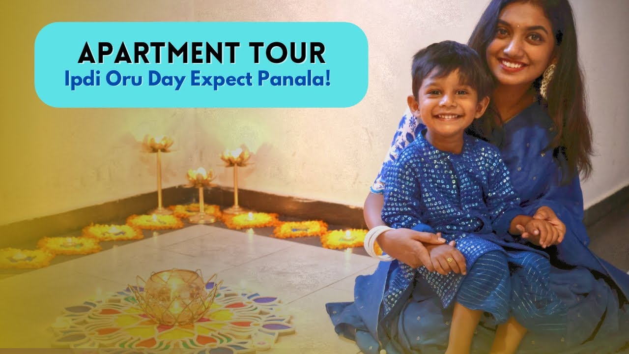 தமிழில்: Apartment TOUR | Diwali Vlog🪔 | Things to know before Buying Flat | Feeling Grateful🥺