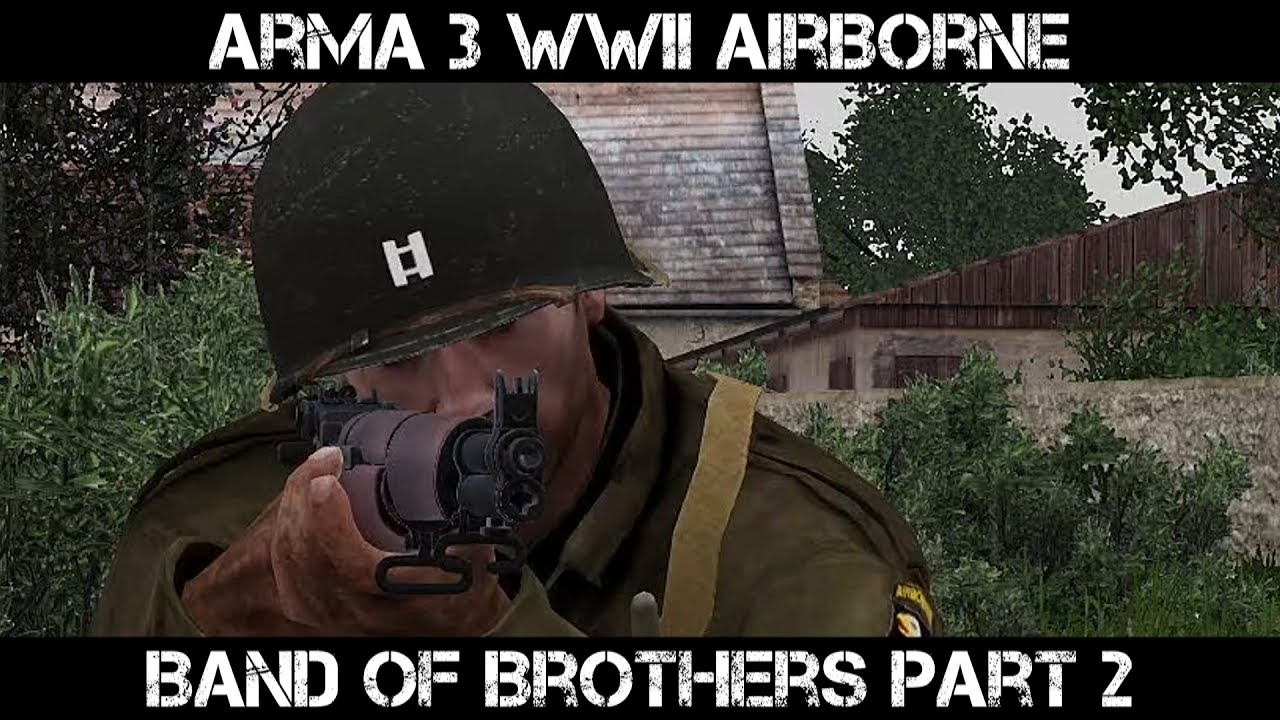 ARMA 3 WWII Airborne Gameplay - Band of Brothers Part 2