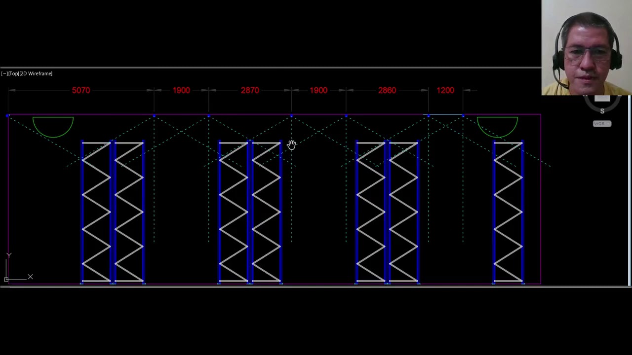 Design & Draft (warehouse illumination)