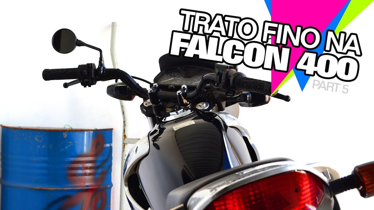 FALCON 400 COM DORE E RAIOS DE INOX
