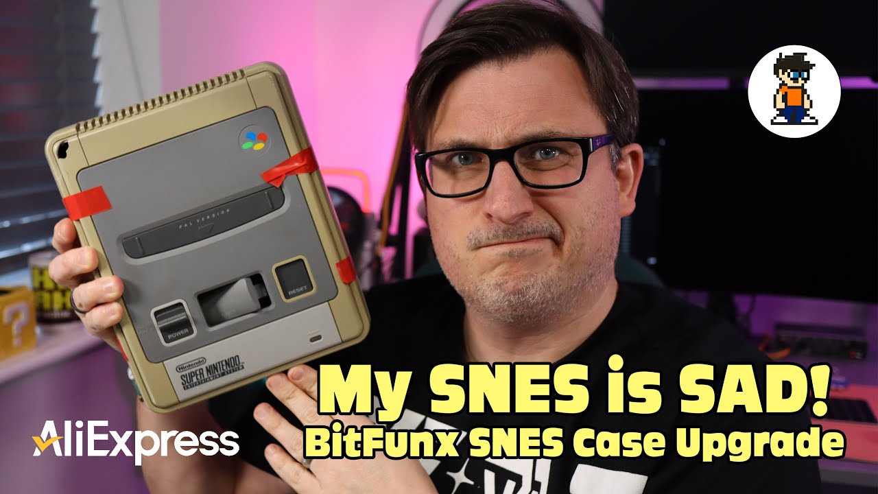 My SNES looks SAD! Let's fix that! AliExpress BitFunx Transparent SNES Shell Kit Install Guide