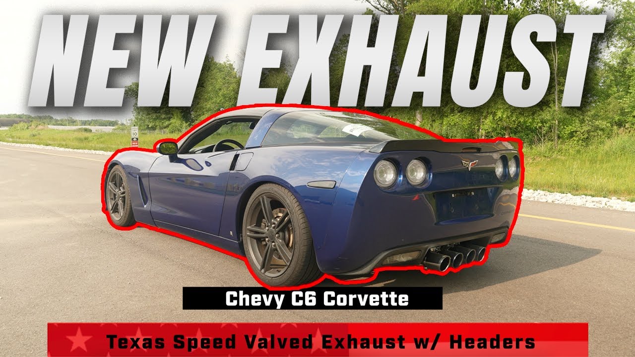 NEW Texas Speed C6 Corvette Long Tube Headers and Valved Cat-Back Exhaust