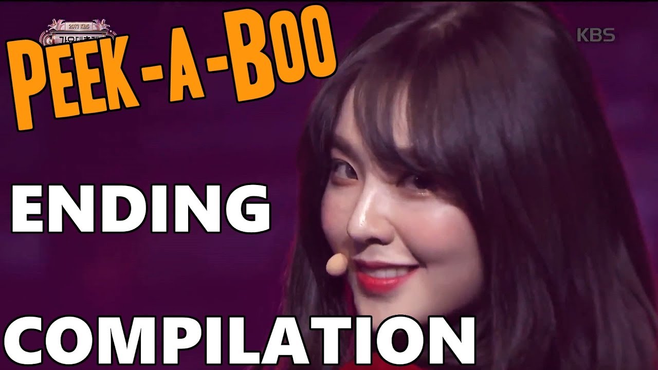 Red Velvet - Irene Peekaboo Ending Compilation