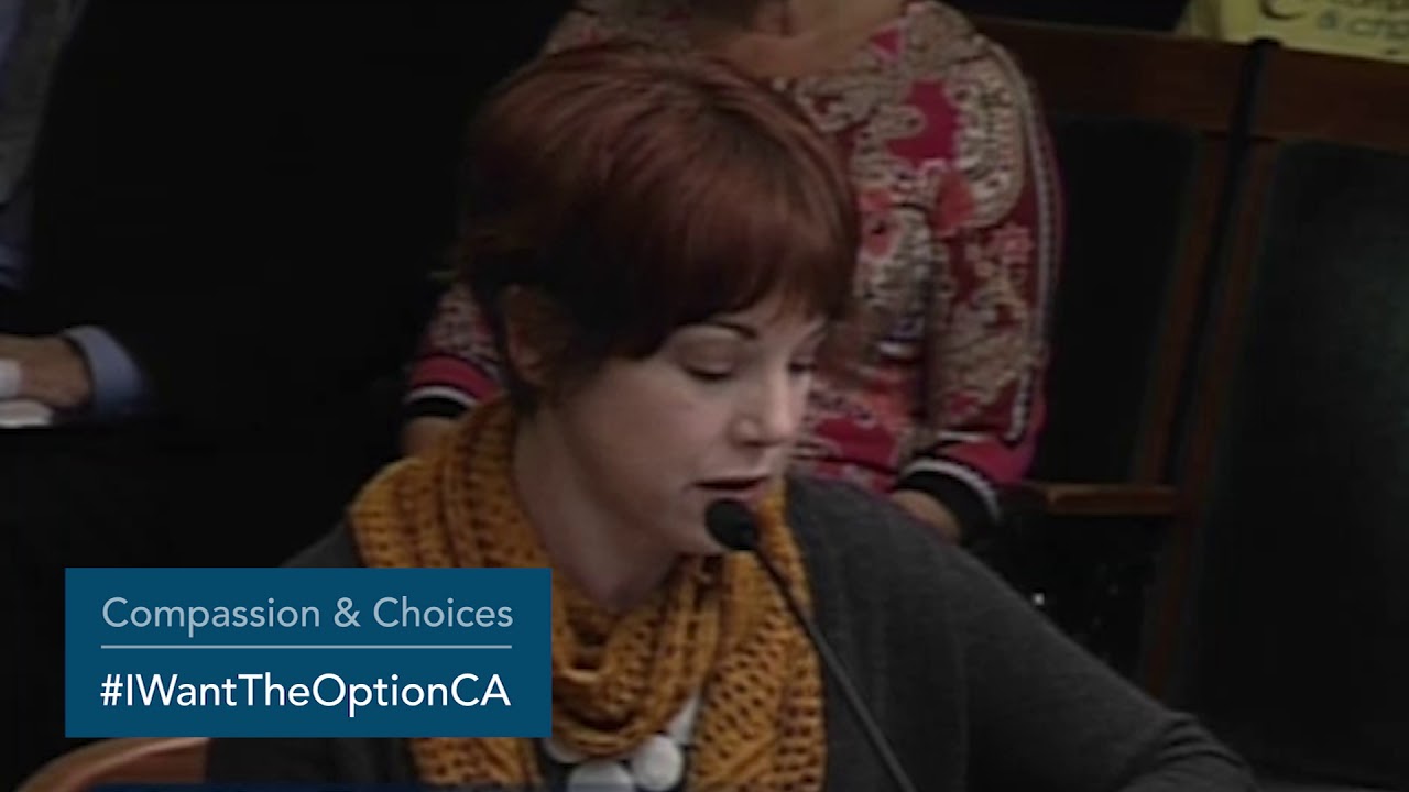 #IWantTheOptionCA Kelly Davis Testimony