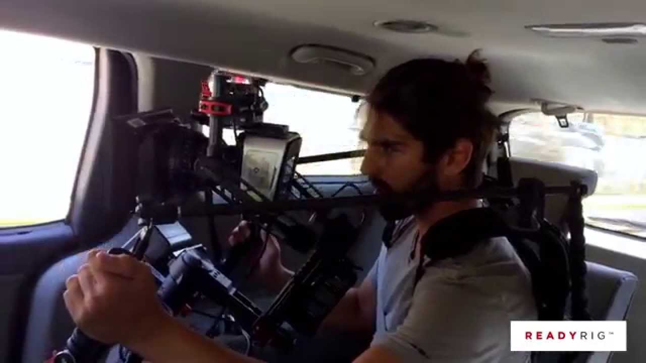 Ready Rig GS + DJI Ronin in a Car