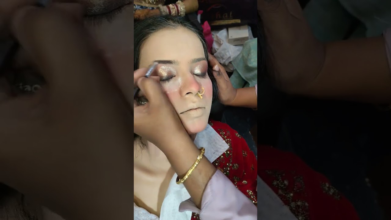 Bridel meckup Krna sikhen step by step ?How to do bridel makeup? #bridelmakup #bridal 