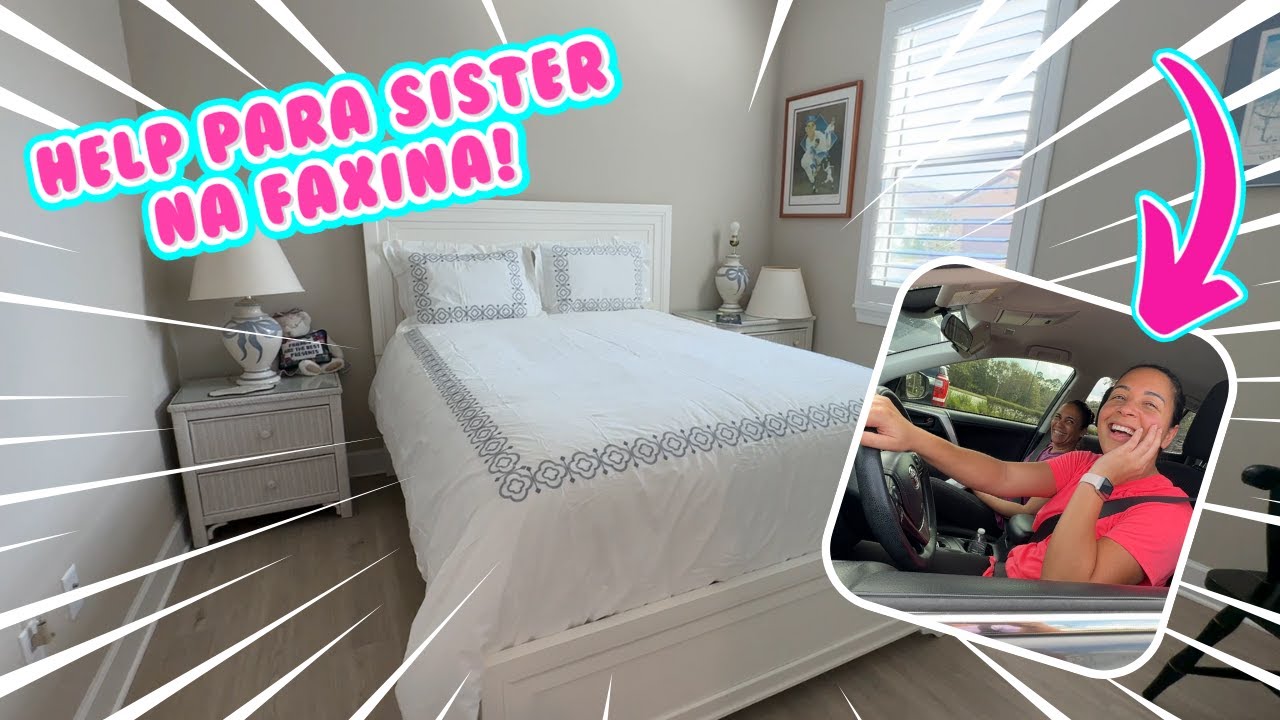 DIA DE FAXINA! FUI HELP DA SISTER E FIZEMOS UMA PRIMEIRA LIMPEZA EM UMA CASA