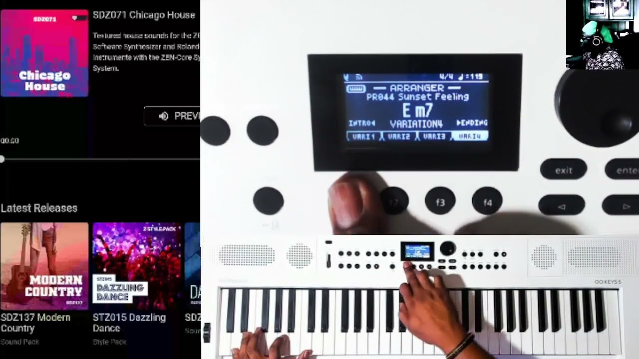 FIRE BEATS for PENNIES!  Roland Cloud Connect (GO:KEYS) WC-1 Demo (2.5 Hrs!)