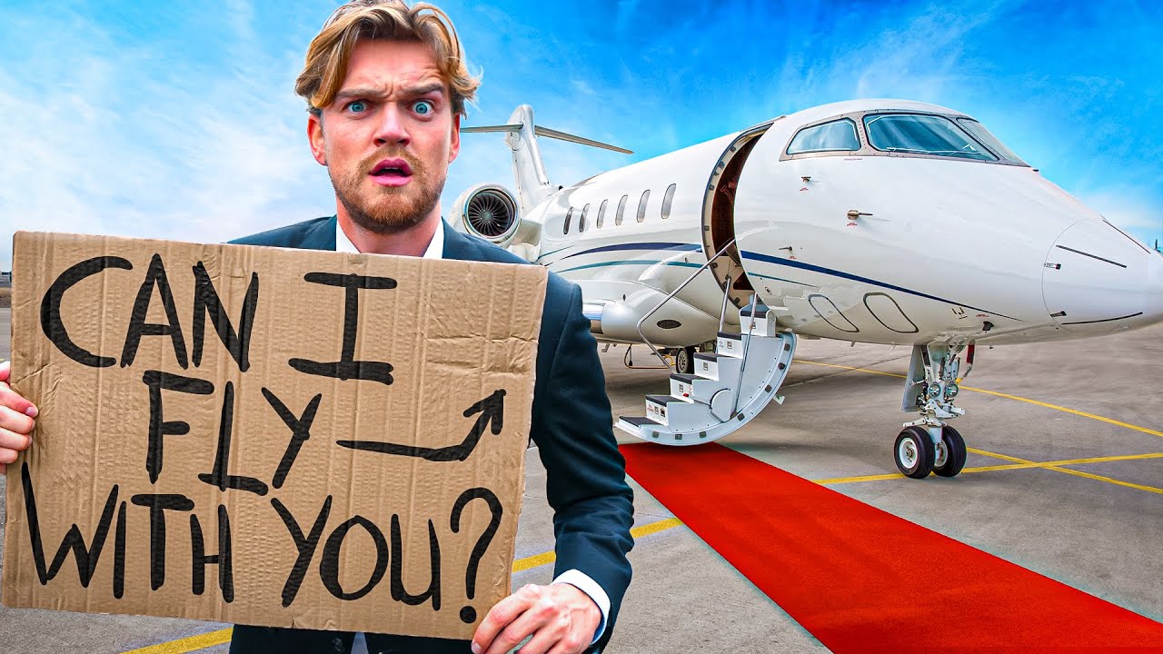 Ik Probeerde Mee Te Liften Met Een Privé Jet...