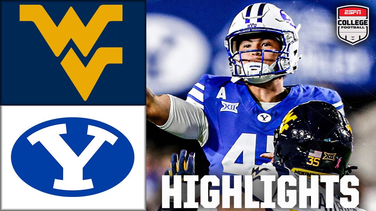 West Virginia Mountaineers против BYU Cougars | Полные обзоры матча | ESPN College Football