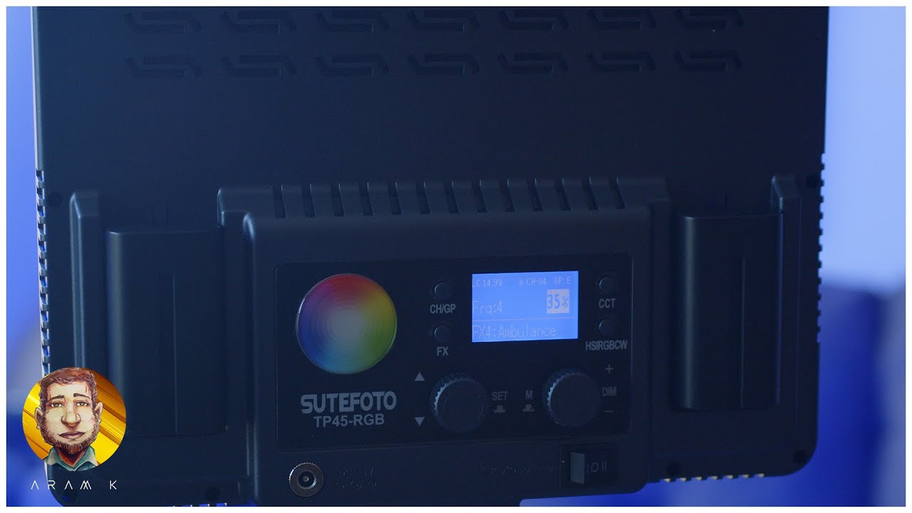 Sutefoto RGB Led Video Light Unboxing