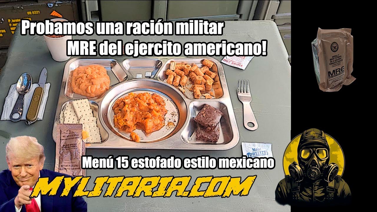 Probamos una racion militar americana menú 15 #mre #comida