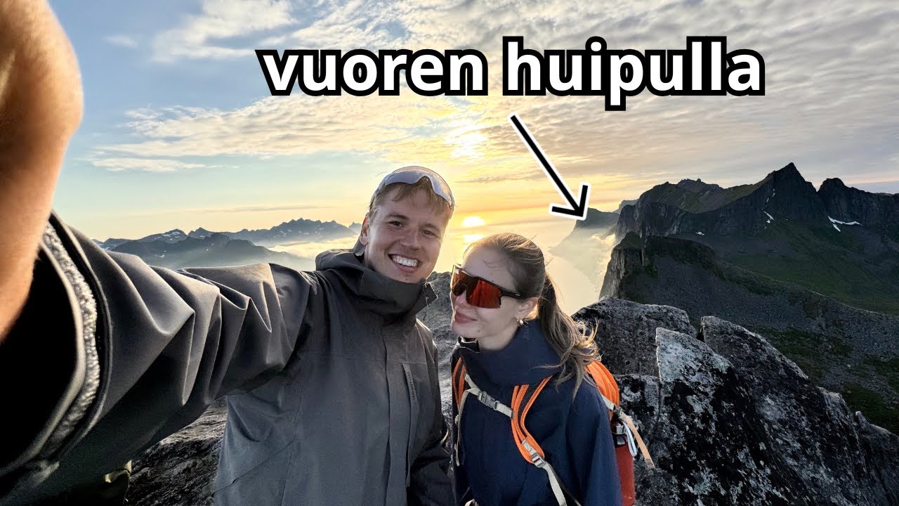 Nukutaan autossa ja kiivet&auml;&auml;n Seglan huipulle! (Norja vlog 5)
