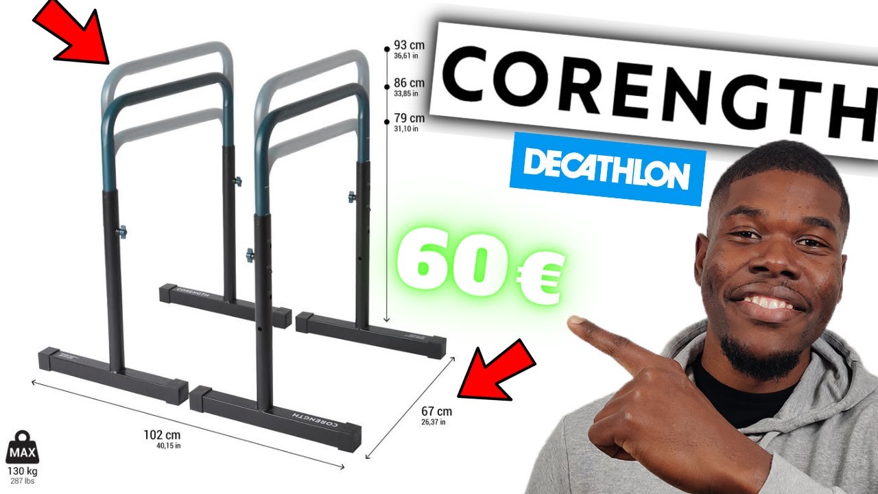 BARRES À DIPS TRAINING STATION 100 AJUSTABLES DE CHEZ CORENGTH (Nouveauté) 2024