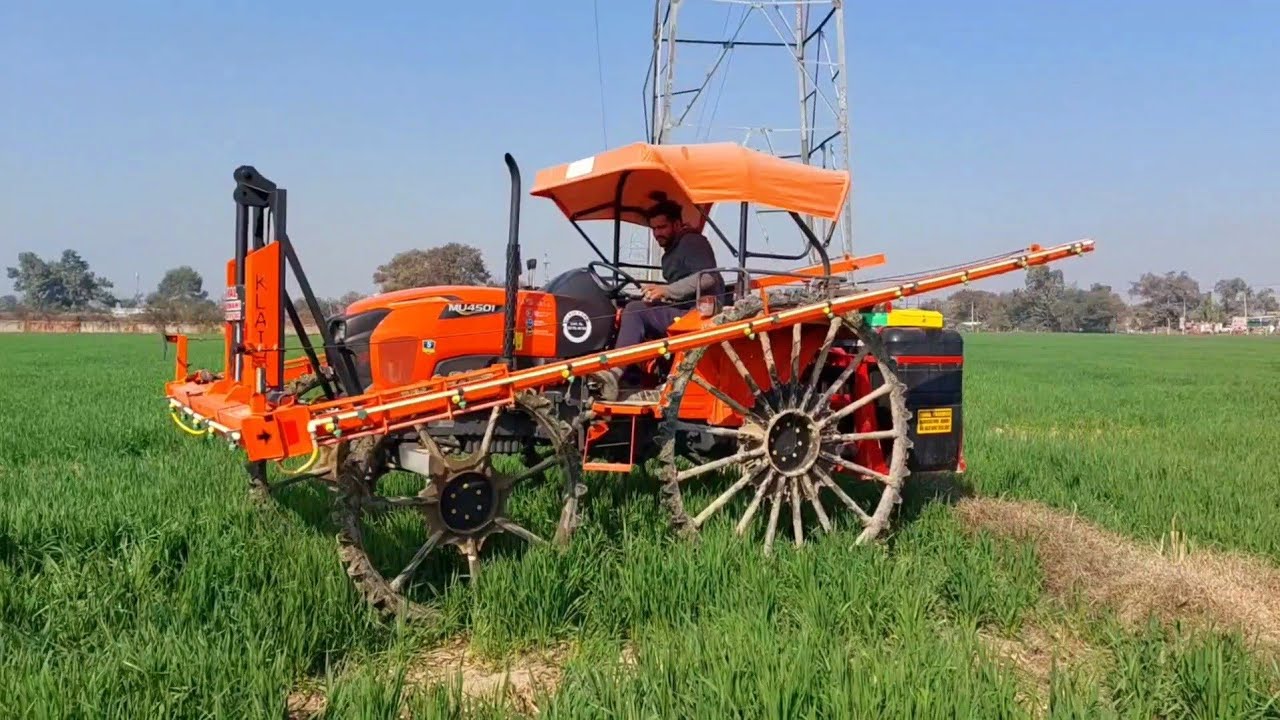 नयी तकनीक की स्प्रेयर मशीन !! 50 फीट एक बार में!!आसानी से छिड़काव !! TUBELESS !! SPRAY !!FERTILISER