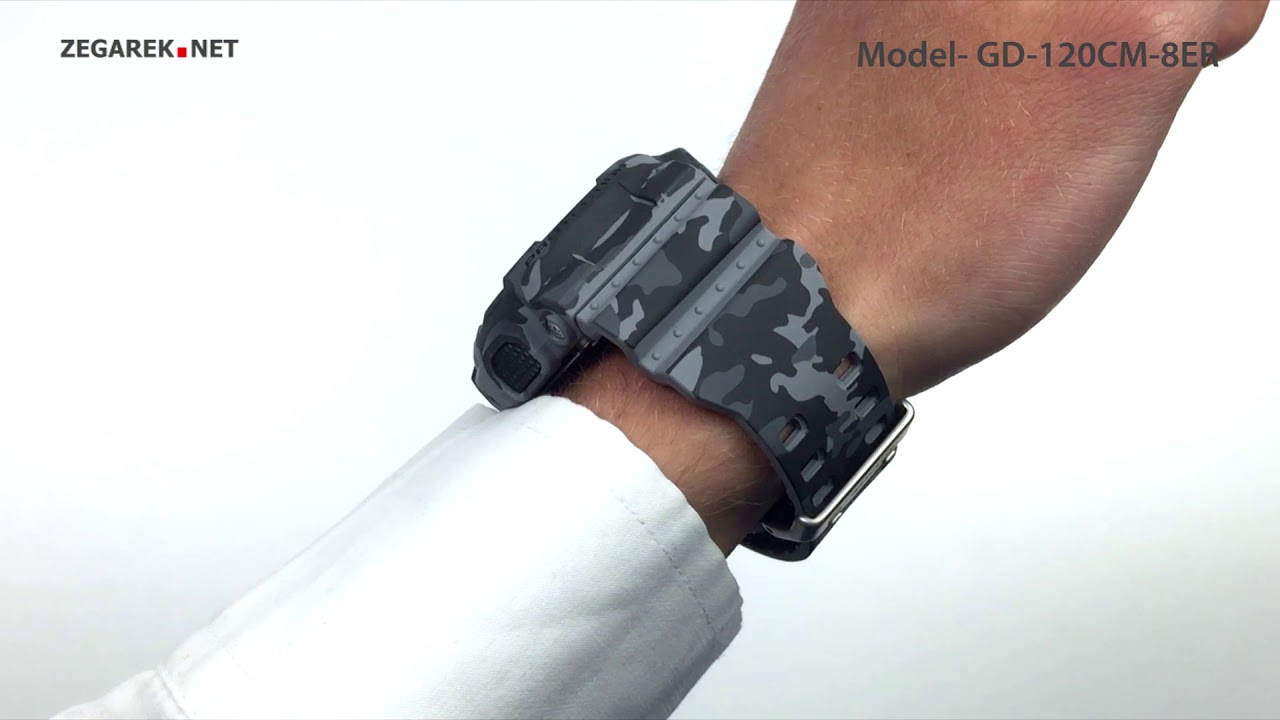 Casio G-SHOCK Style GD-120CM-8ER CAMOUFLAGE - Zegarek.net