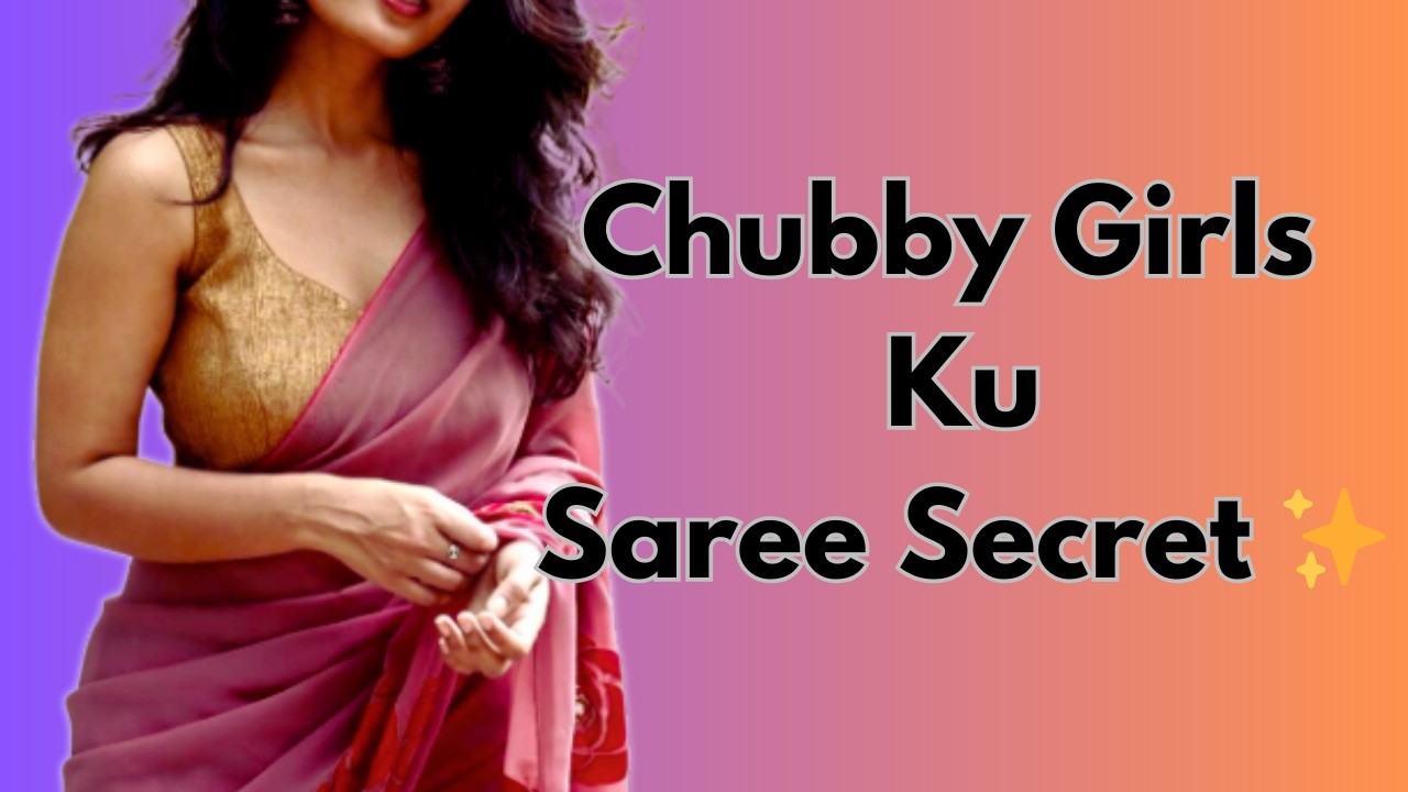 Chubby Girls Ku Saree Slim Look Tips ✨| Silk Saree Kooda Slim Ah Kaattalaam!🥻(Tutorial) In Tamil