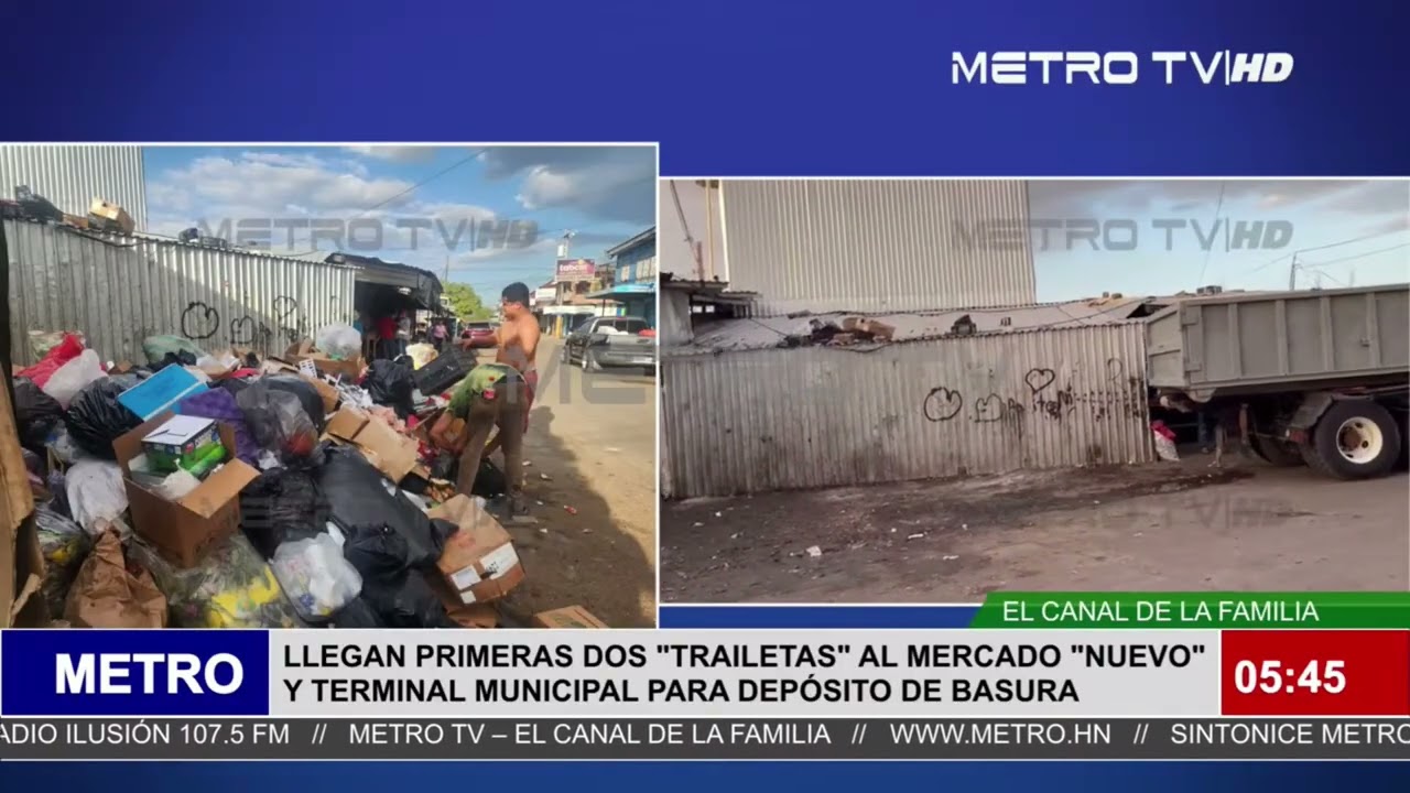 Llegan las primeras dos trailetas al Mercado Nuevo y a la Terminal Municipal para depósito de basura