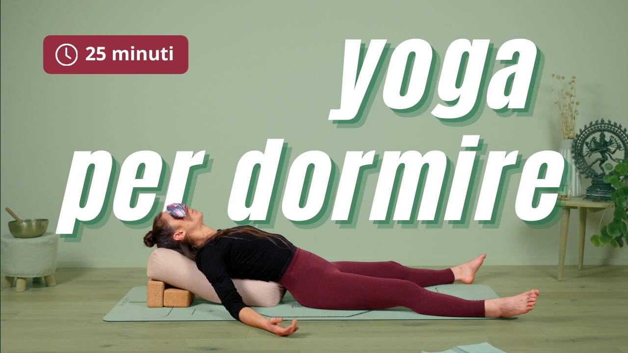YOGA per dormire | pratica serale per agevolare il sonno