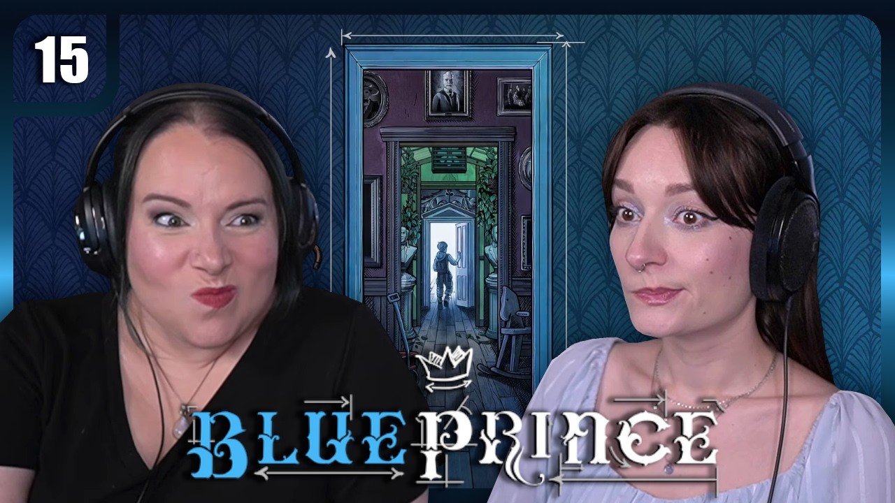 Taking an exam! | Sisters play BLUE PRINCE - Part 15 | First Playthrough