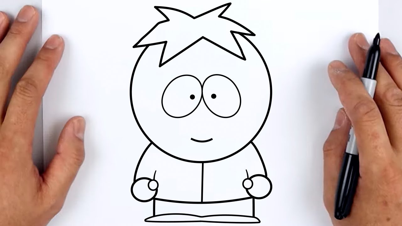 HOW TO DRAW BUTTERS STOTCH | South Park - Easy Step By Step Tutorial For Beginners