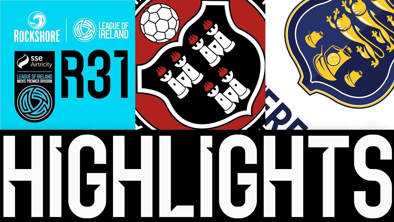 Мужской Премьер-дивизион SSE Airtricity | Раунд 31 | Bohemians 2-1 Waterford | Лучшие моменты