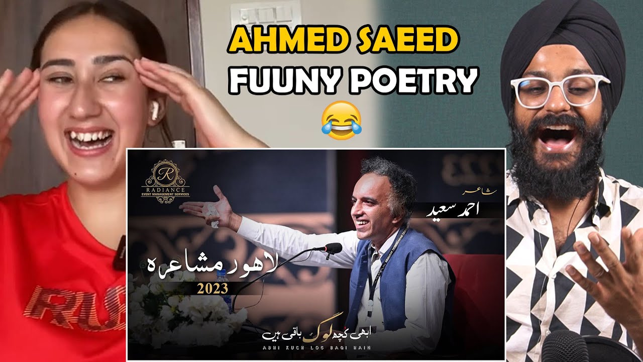 Indian Reaction to Ahmed Saeed Funny Punjabi Poetry | Raula Pao