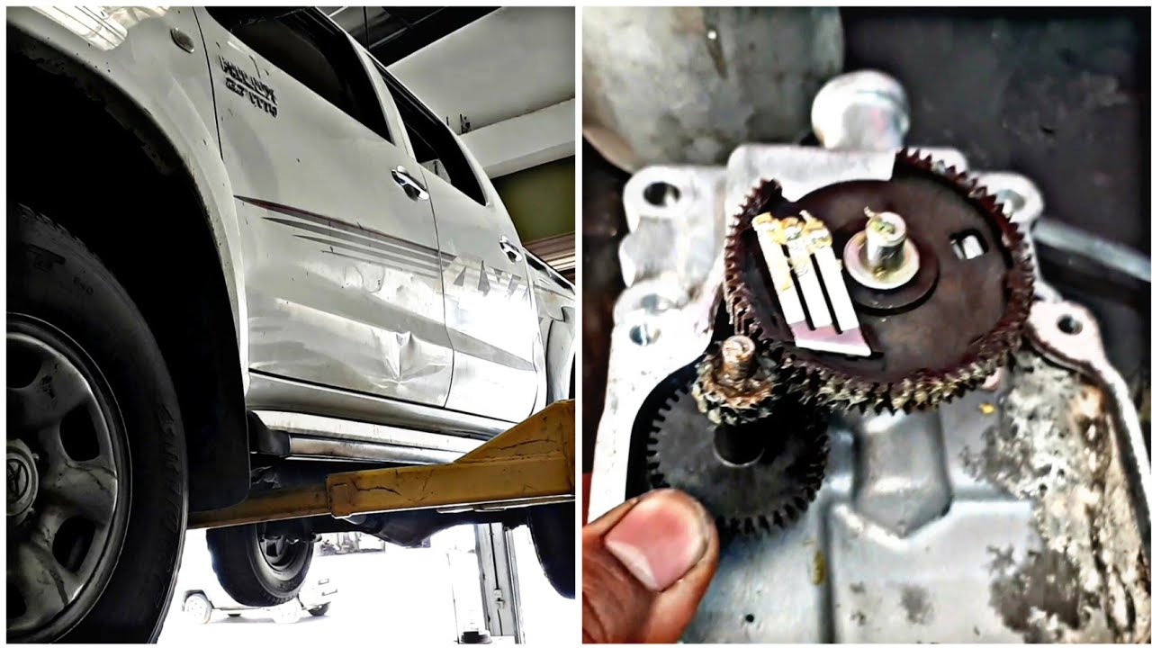 Toyota hilux front differential actuator retiming urdu & Hindi