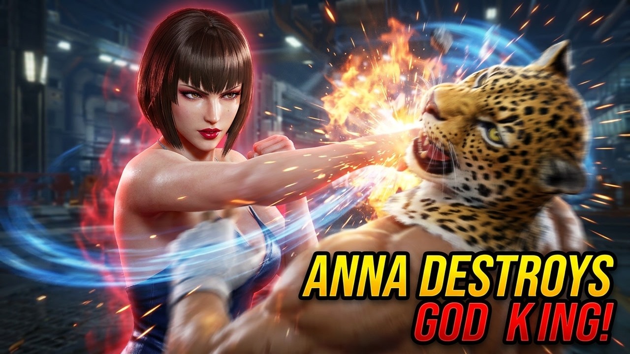 fighting GoD King #tekken 8 Anna