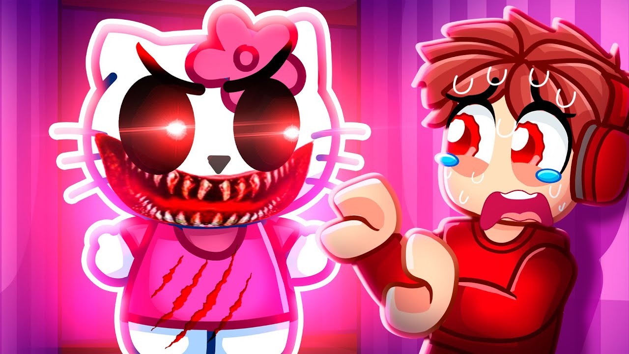 Surviving EVIL Hello Kitty in Roblox