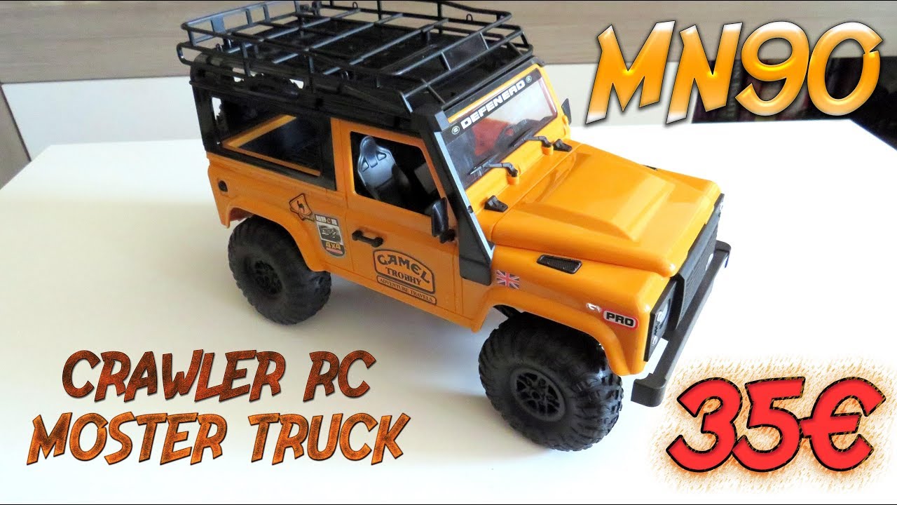 🚙 Camel Trophy RC MONSTER TRUCK barato, CRAWLER., MN90 Land Rover