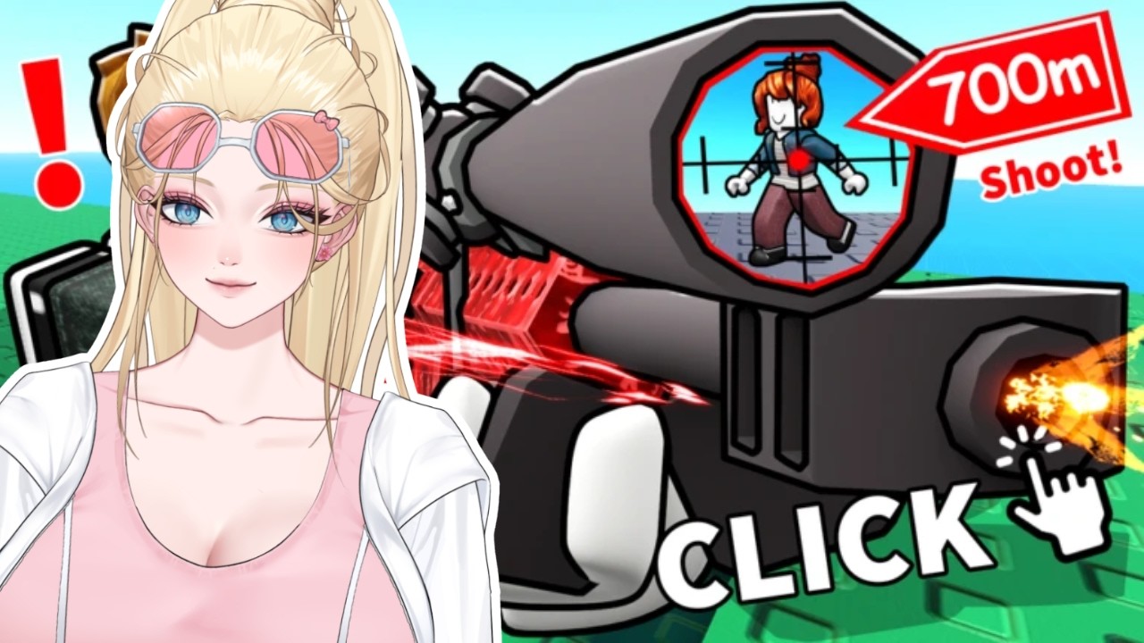 AKU COBAIN GAME FPS DIROSBLOK! #vtuberid #roblox