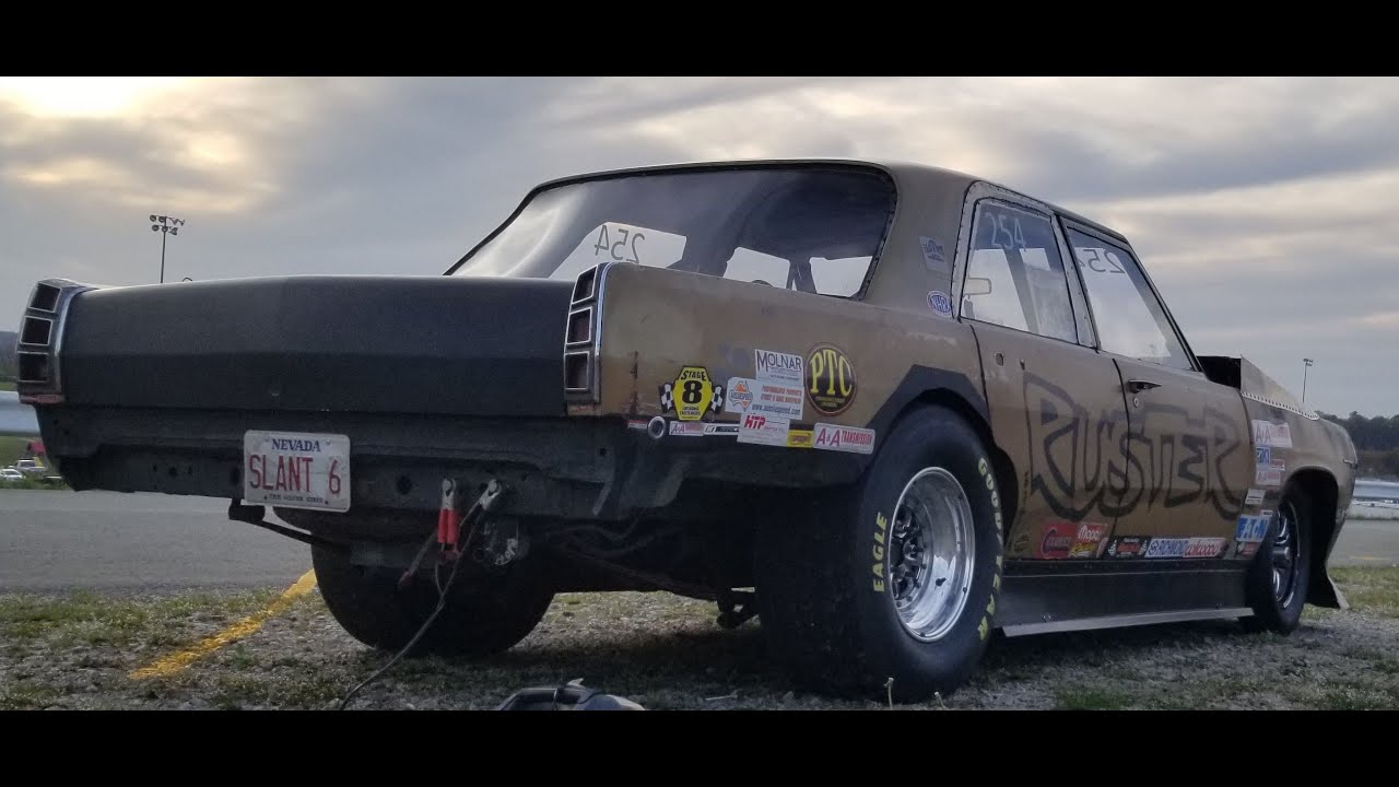 1968 Plymouth Ruster at Mason Dixon Dragway 40th Mopar Meet and Drag Racing