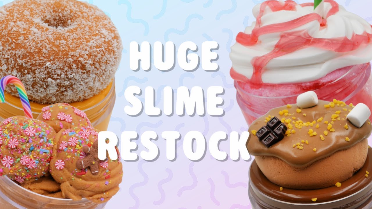 HUGE SLIME RESTOCK: CHRISTMAS SLIMES, SLIME COOKING KITS, + ADVENT CALENDARS !